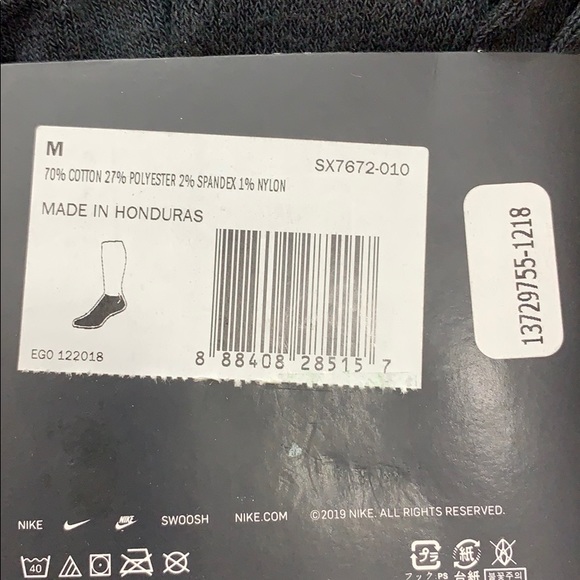 NIKE EVERYDAY COTTON CUSHIONED LOW socks wmns - Picture 6 of 16